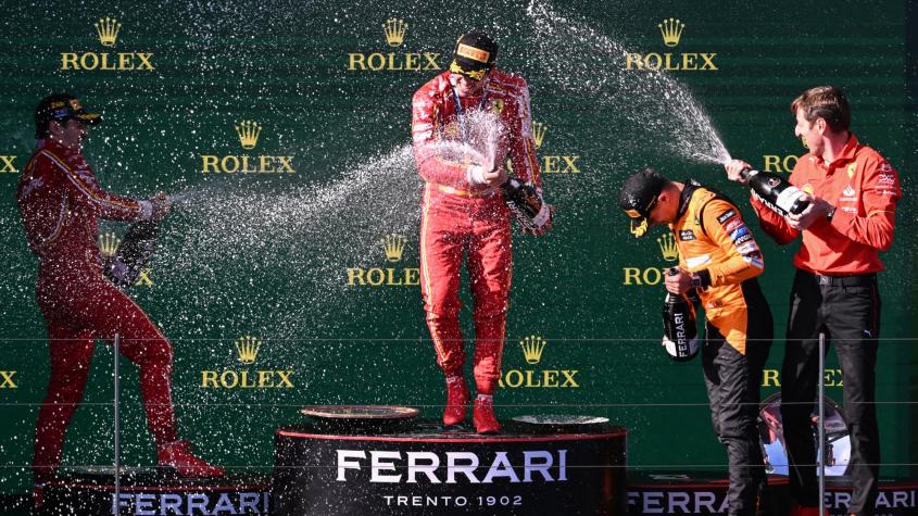Carlos Sainz, de Ferrari, pone fin a la racha de la Fórmula 1 y gana el GP de Australia