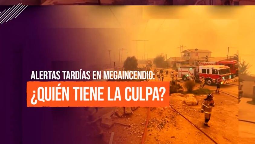 Reportajes T13: La bitácora que revela errores en megaincendios de Viña y Quilpué