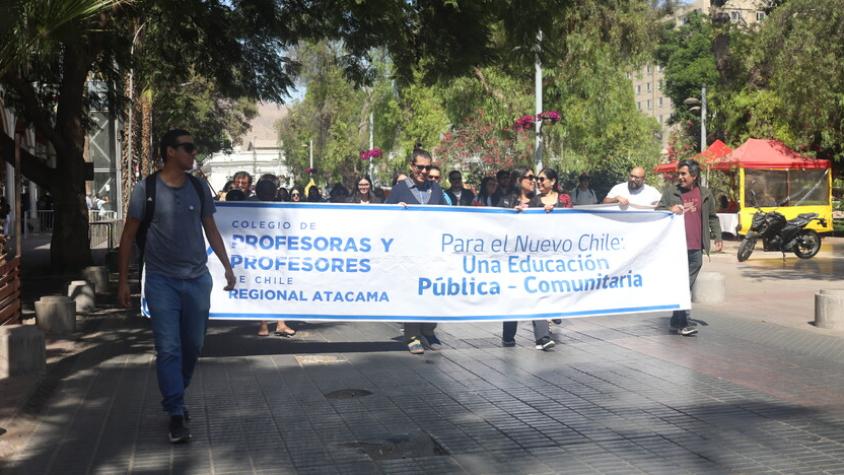 Profesores de Atacama deponen huelga de hambre y movilización tras acuerdo con autoridades