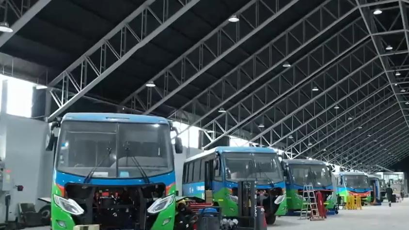 Así son los buses eléctricos hechos en Chile