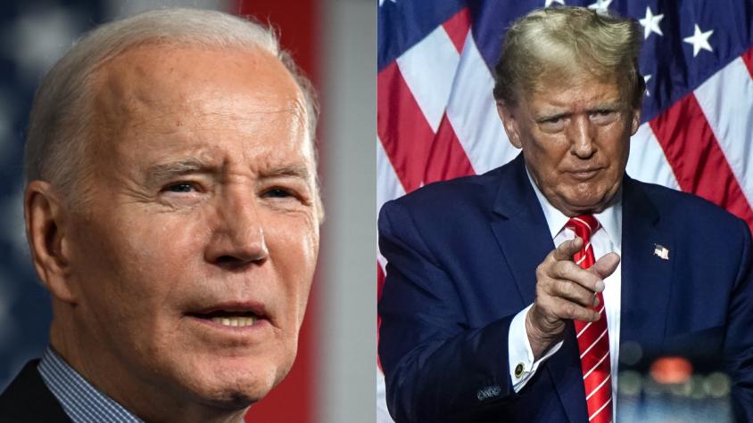 Gira de Biden y Trump: Inmigración y edad vuelven a sacar chispas