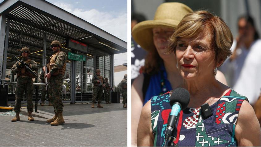 Alcaldesa Matthei por petición de militares en las calles: “Es fácil pedir estas cosas, pero no le veo viabilidad”