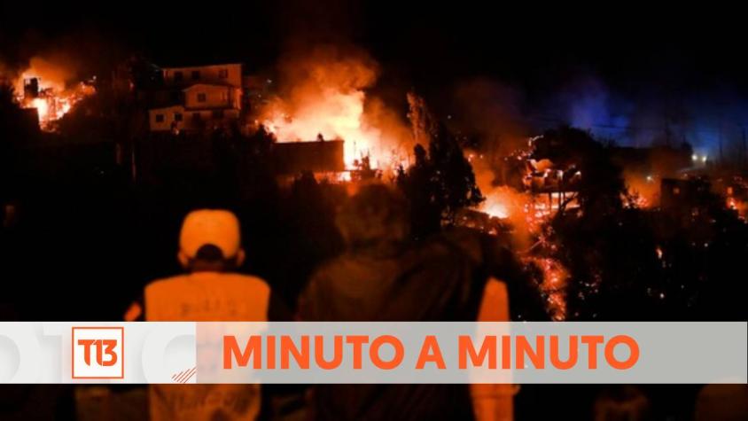 MINUTO A MINUTO | Reportan dos menores fallecidos en incendio de Cerro Cordillera
