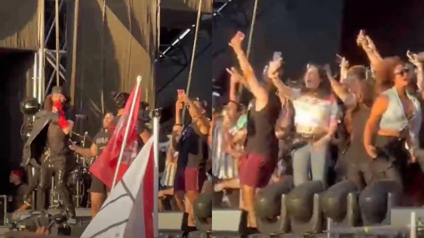 VIDEO | La sorpresiva aparición de Pamela Díaz compartiendo escenario con Jared Leto en Lollapalooza