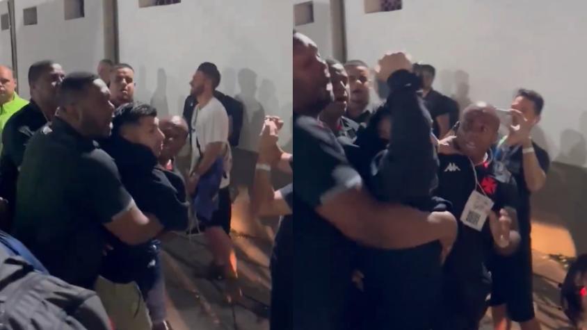 La escandalosa pelea protagonizada por Gary Medel en Brasil: debió intervenir personal de seguridad