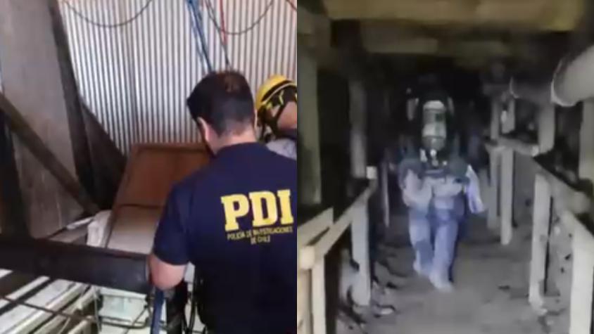 Descartan fallecidos al interior de túnel hecho para robar empresa de valores en San Bernardo