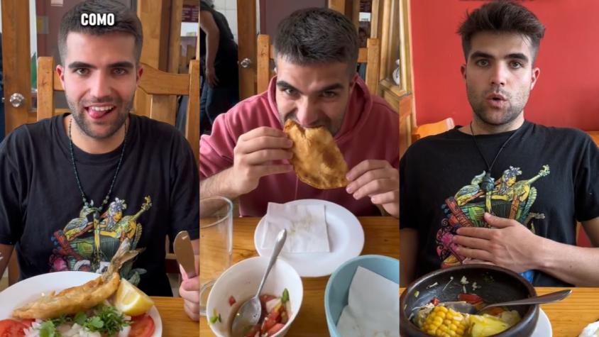 Gemelos españoles visitaron Punta Arenas y quedaron encantados con la comida chilena: “Los platos son enormes”