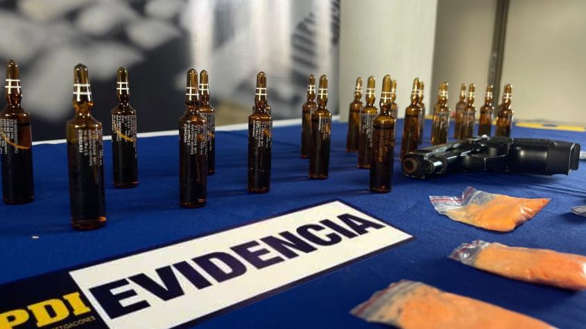 Detienen a hombre con 22 ampollas rotuladas como fentanilo: Quedó con arresto domiciliario
