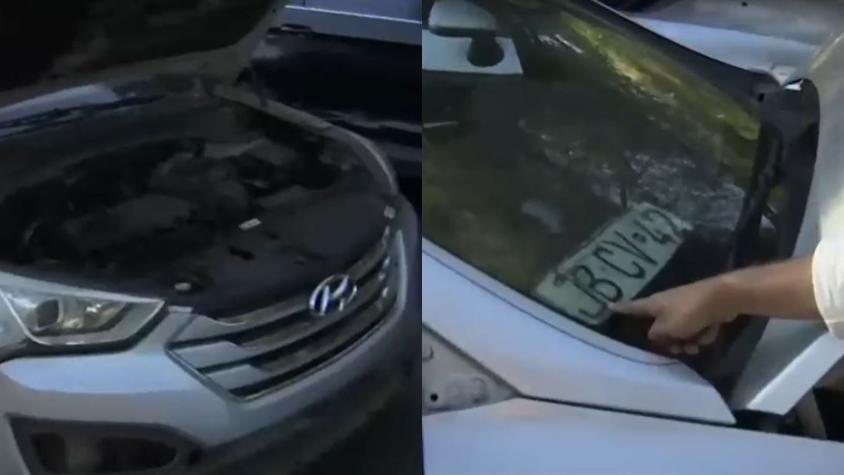 Conductor dejó su auto botado en plena fiscalización: tenía más de 200 multas