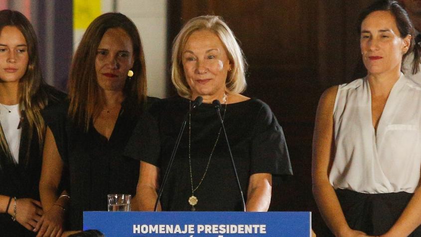 Morel agradece muestras de apoyo a un mes de muerte de Piñera: "Comprendemos que esta tristeza es compartida"