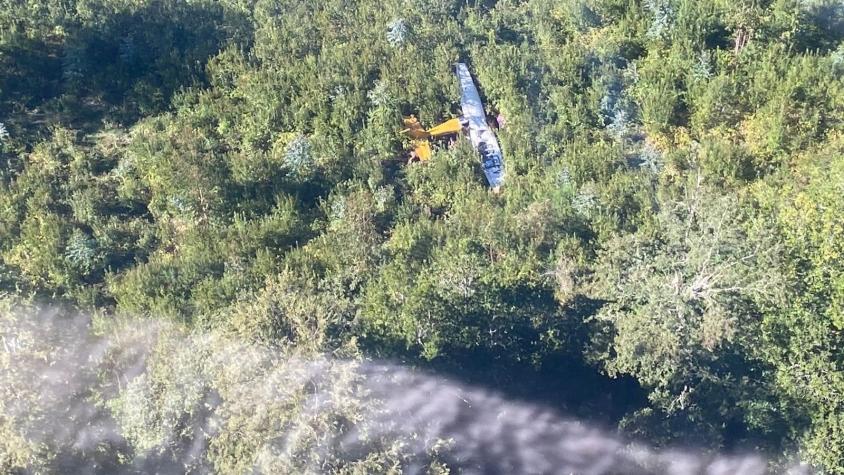 Avioneta capota en fundo en Riñihue: Piloto murió en el lugar