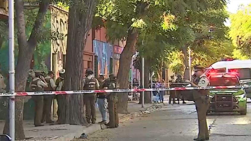 Dos detenidos tras asalto y balacera en la comuna de Santiago