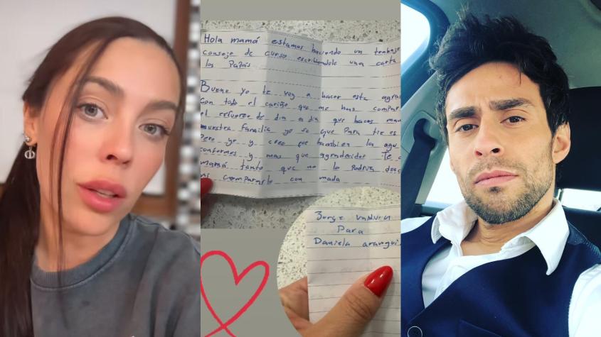 Daniela Aránguiz se emociona con carta que le escribió su hijo y lanzó indirecta al 'Mago' Valdivia