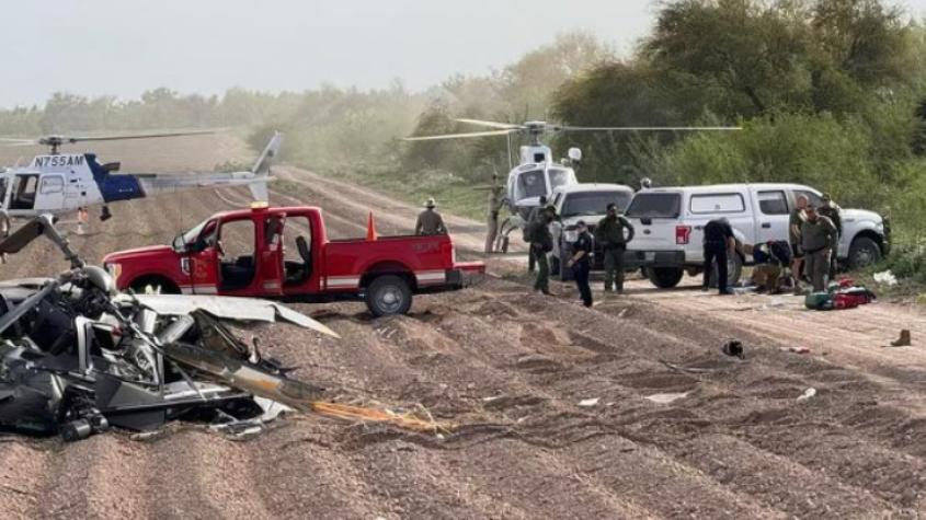 Fatal accidente: Helicóptero militar cae en frontera de Estados Unidos y deja tres fallecidos