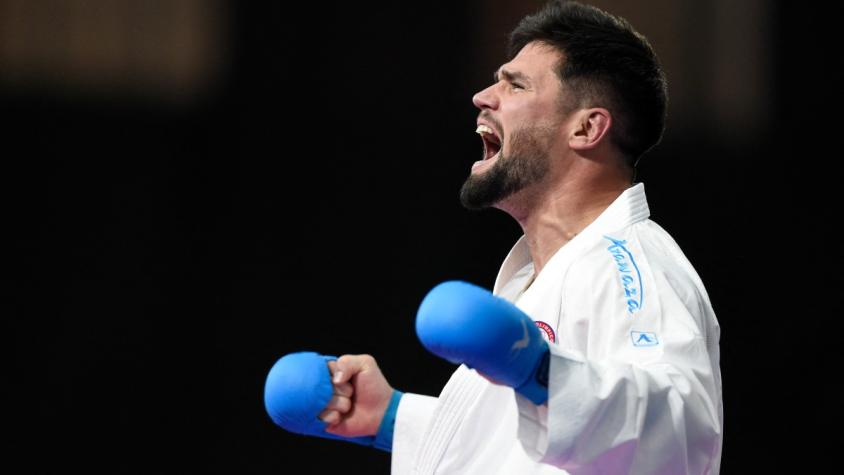 Karateca Rodrigo Rojas, oro en Santiago 2023, sufre grave lesión