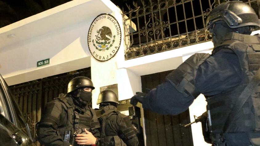 México exige "garantías" a Ecuador para sacar a sus diplomáticos del país
