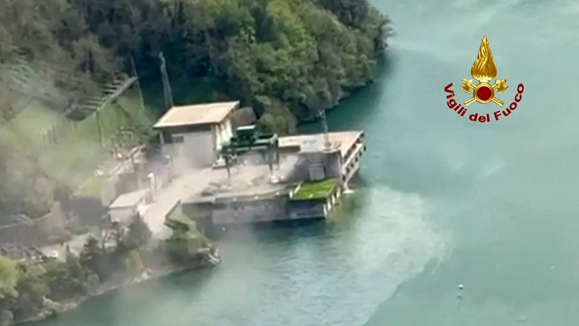 Cuatro desaparecidos y tres muertos tras explosión en una central hidroeléctrica en Italia