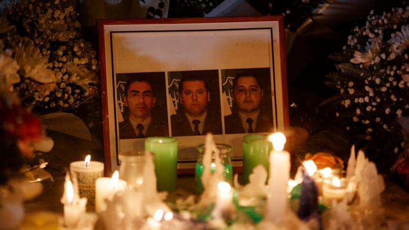 Bomberos rindió emotivo homenaje nacional a carabineros asesinados en Cañete