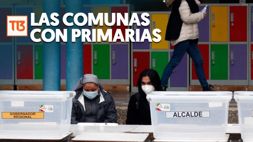 Elecciones 2024: Revisa en qué comunas de todo el país habrá primarias para alcaldes