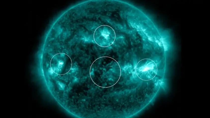 Rara erupción cuádruple del Sol podría alcanzar la Tierra