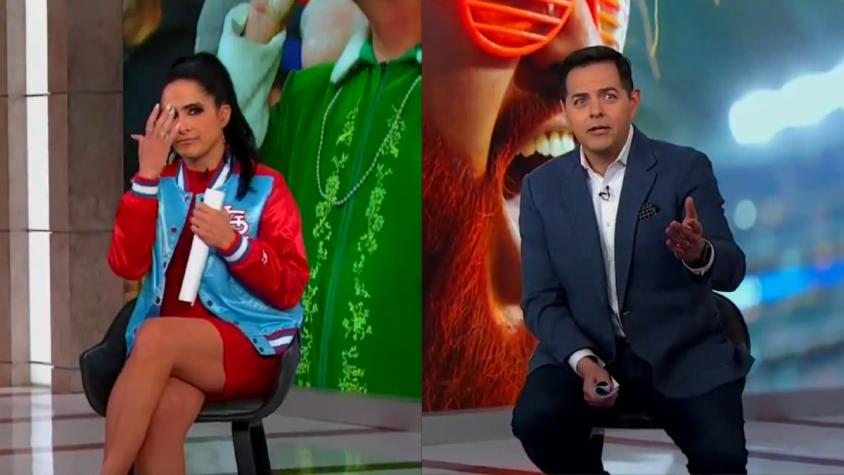 La reacción en un estudio de televisión en medio del inusual sismo que este viernes afectó a Nueva York