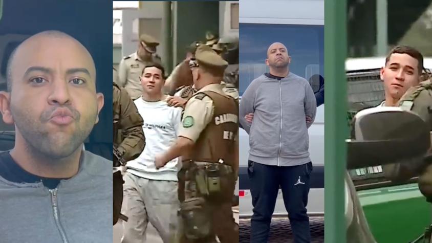 Sonrisas y besos a la cámara: La desafiante conducta que se repite entre los detenidos por crimen del mayor Sánchez