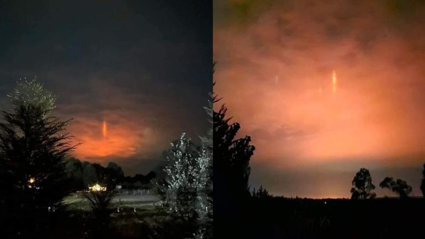 Raro fenómeno atmosférico coloreó de naranja el cielo de la Araucanía: ¿Qué lo causó?