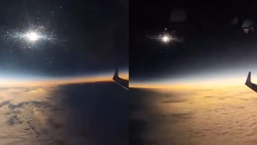 Increíble video muestra cómo se vio el eclipse solar total desde un avión