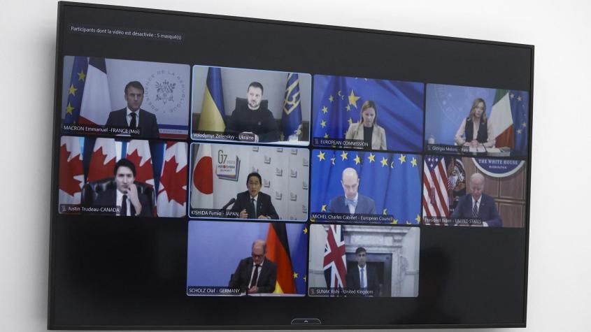 Líderes del G7 se reunirán en una videoconferencia este domingo por el ataque de Irán contra Israel