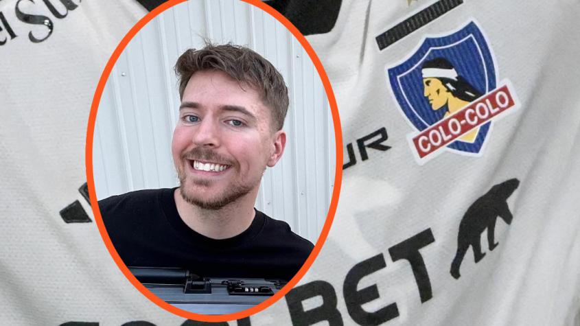 MrBeast y una polera de Colo-Colo: la foto que no imaginaste ver jamás