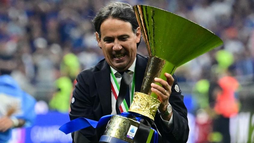 Simone Inzaghi, del Inter, elegido mejor entrenador de la temporada en Italia