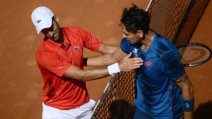 El día que Djokovic apoyó a Tabilo: chileno estuvo al borde de la muerte en Roland Garros 
