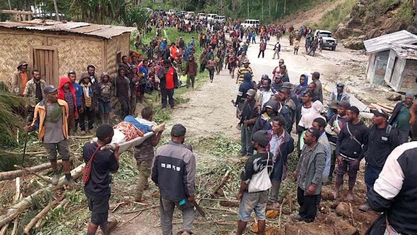 ONU estima en 670 los muertos por enorme corrimiento de tierras en Papúa Nueva Guinea