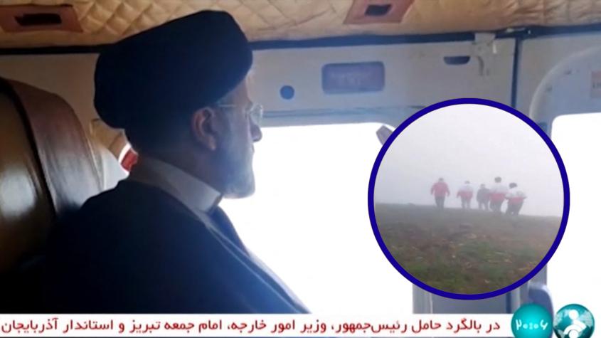 Presidente iraní no logra ser encontrado tras accidente de su helicóptero