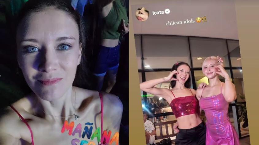 Junto a iCata y Michelle Carvalho: Carla Jara compartió imágenes del concierto de Karol G en Brasil