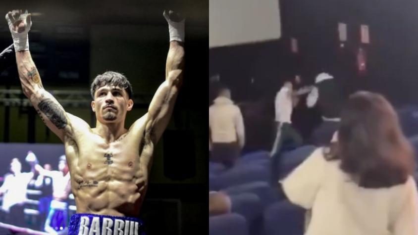 "Me obligó a hacerlo": Boxeador noqueó a sujeto que insultó a su esposa en un cine de España 