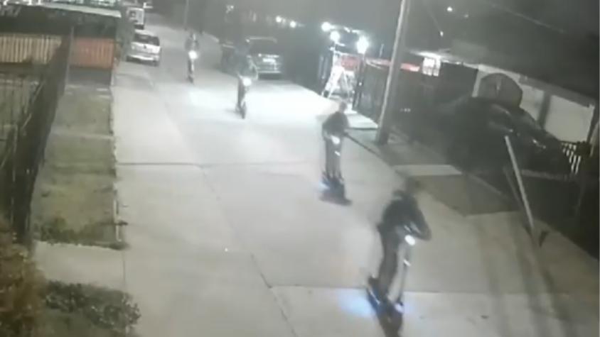 Vecinos de Villa Frei denuncian que violenta banda roba sobre scooters: Utilizarían “cuentas clonadas”