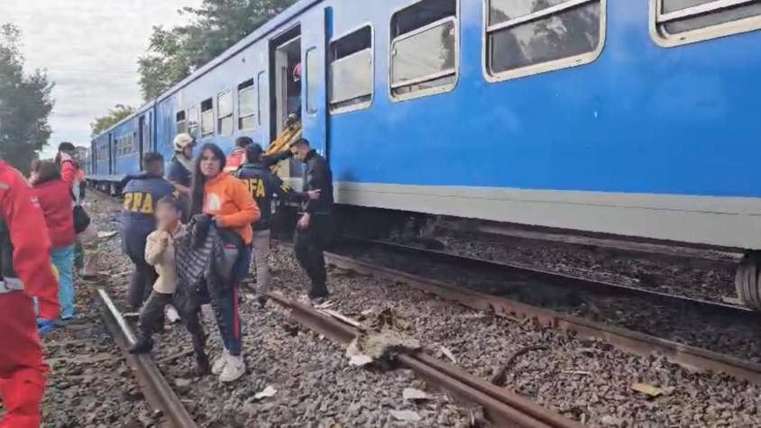 Accidente ferroviario en Buenos Aires: Se descarriló un tren, chocó a otro y dejó al menos 90 personas heridas