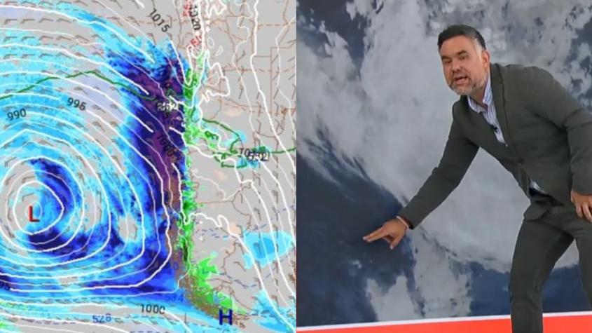 "El lunes sería el mayor impacto": Gianfranco Marcone explica cómo llegará a Chile el 'enorme' ciclón