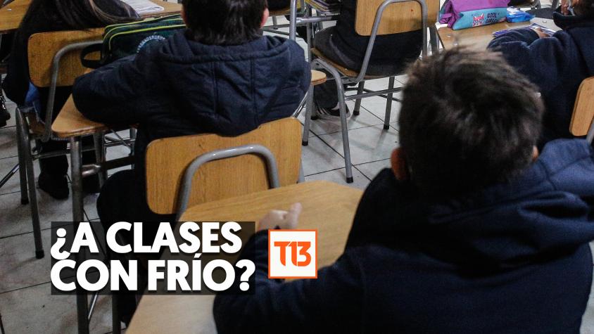 Ola de frío: Esta es la temperatura mínima que, por decreto, deben tener los colegios en sus salas