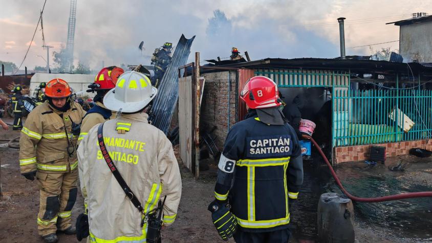 Incendio se registra en la comuna de Renca 