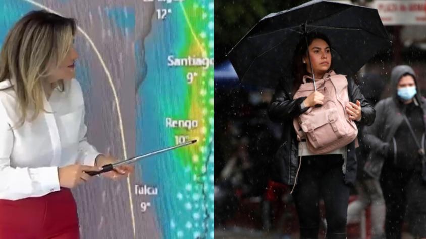 "Tendremos 30 horas de lluvia": Lo que debes saber de la lluvia que afecta este miércoles a Santiago