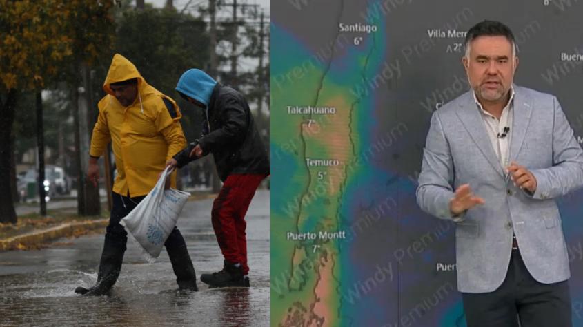 Sistema frontal trae lluvias: Revisa dónde precipitará en Chile esta semana Sistema frontal trae lluvias: Revisa dónde precipitará en Chile esta semana