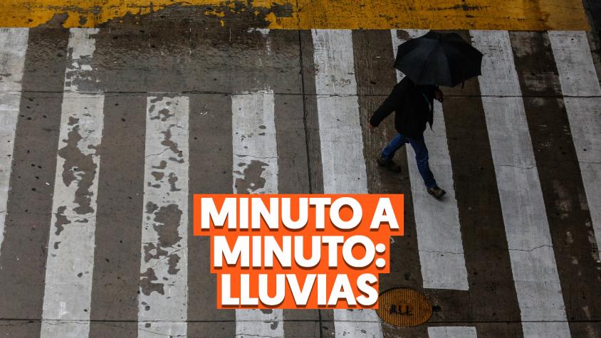 Minuto a minuto por lluvias: Santiago sufre con las intensas precipitaciones Minuto a minuto por lluvias: Santiago sufre con las intensas precipitaciones