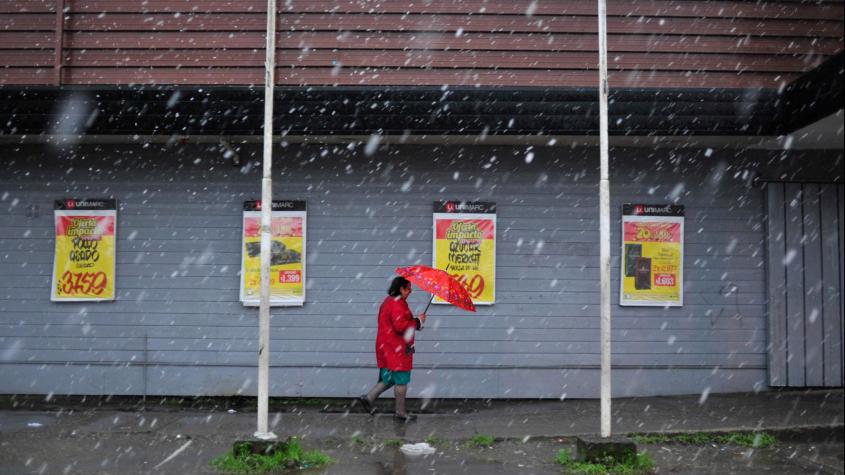 Pronostican nevadas para tres regiones del país