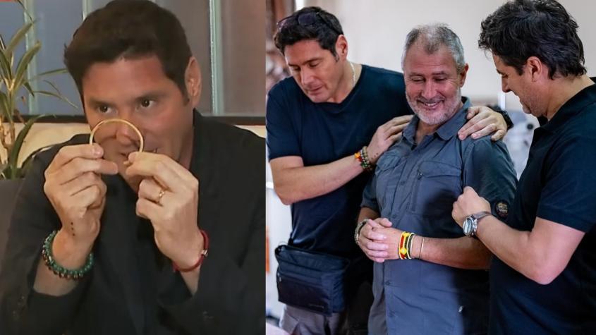 "La misma que a él lo mató": pulsera que Toni Espadas regaló a Pancho Saavedra y Zabaleta está hecha de casquillos de bala
