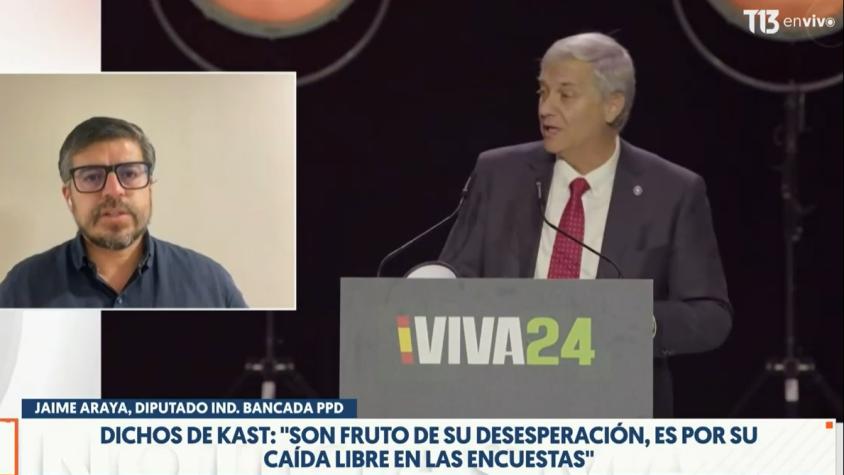 Entrevista a diputado Jaime Araya:  "me parece pésimo lo que hizo José Antonio Kast"