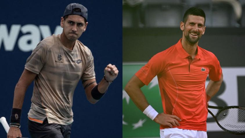 Alejandro Tabilo vs Novak Djokovic: Dónde y cuándo ver al chileno vs el 1 del mundo