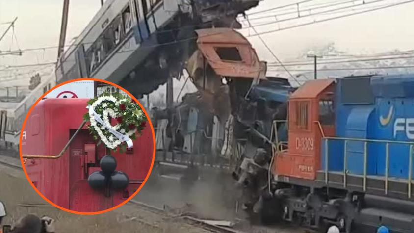 El triste adiós de los maquinistas fallecidos en choque de trenes