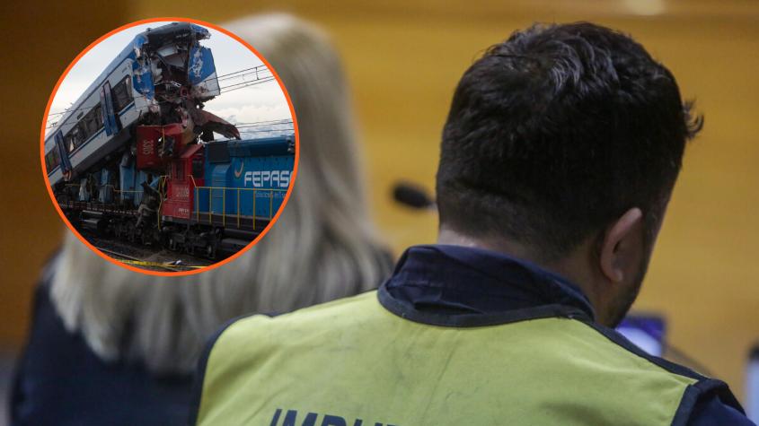 Encargado de control ferroviario reconoció error tras choque de trenes: Por "la carga de trabajo" olvidó "el desplazamiento del otro tren"